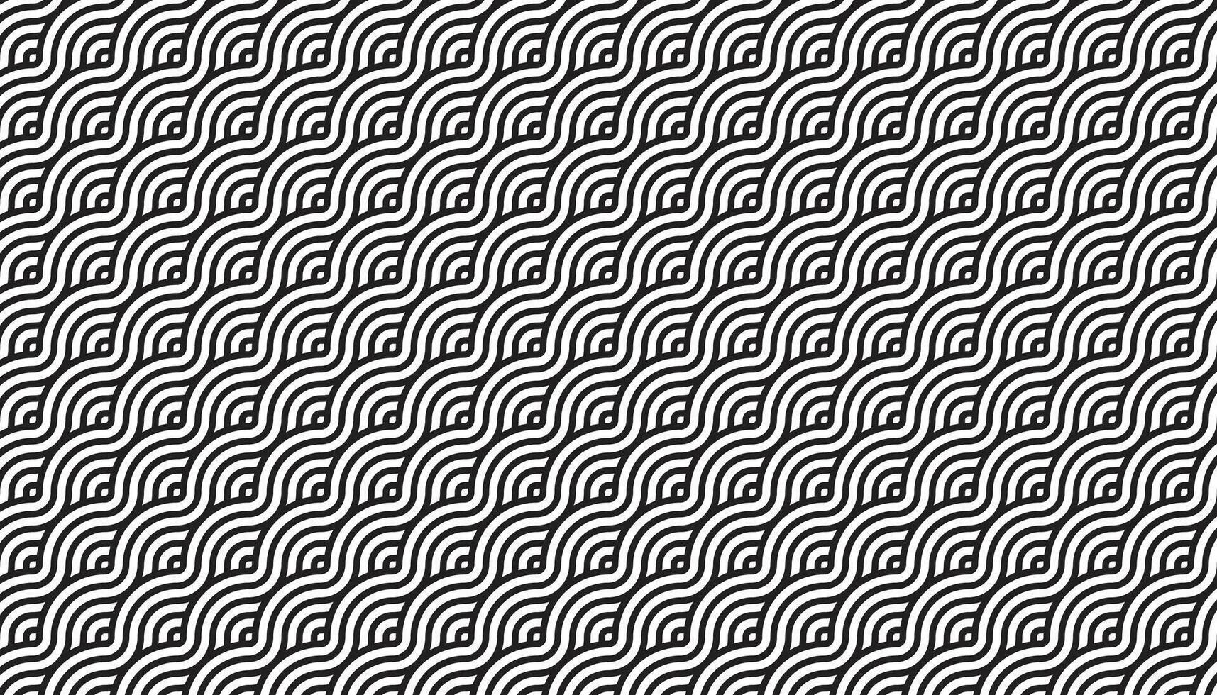 Circle seamless pattern. Black and white circle pattern seamless background. vector