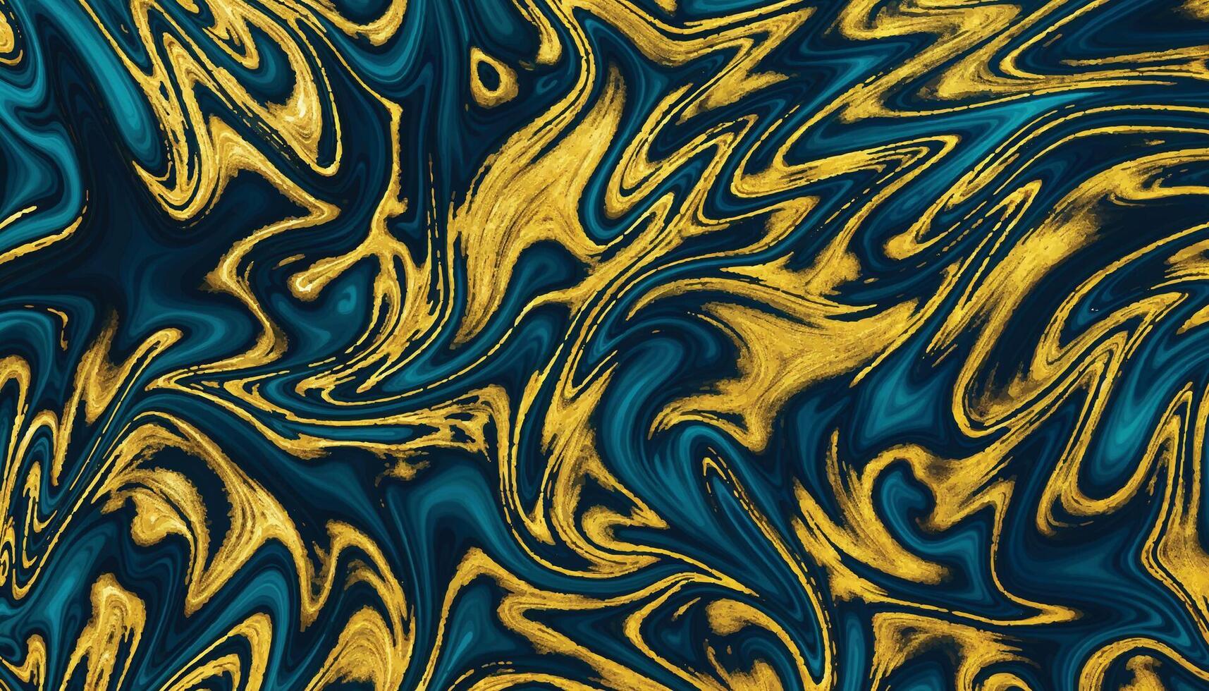 Abstract background luxury marble texture gold and blue tone vector