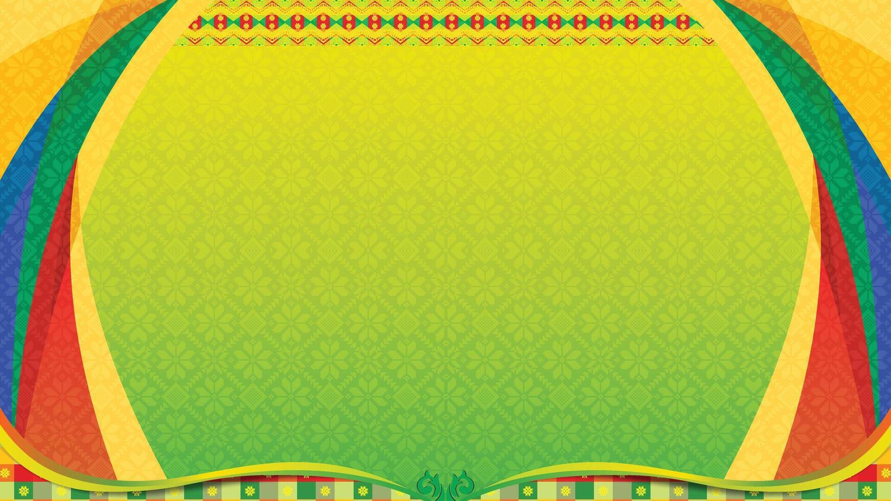 Background Motif Melayu Riau, Background Spanduk vector