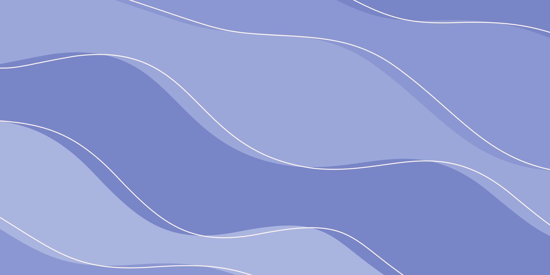 Attractive blue abstract background wave pattern. Design for banner, poster, social media. vector