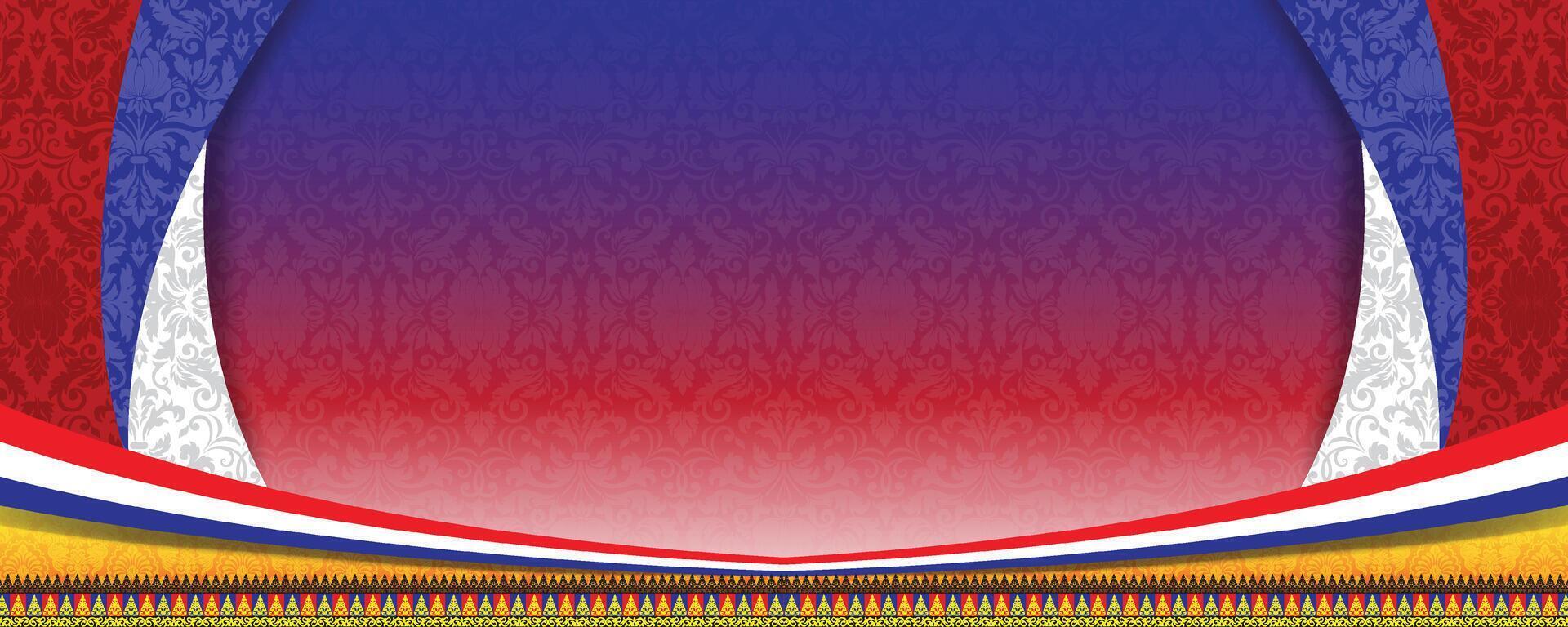 Background Motif Melayu Riau,Background Spanduk,banner. vector