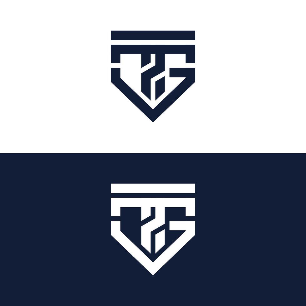 TG or GT graphic logo. vector
