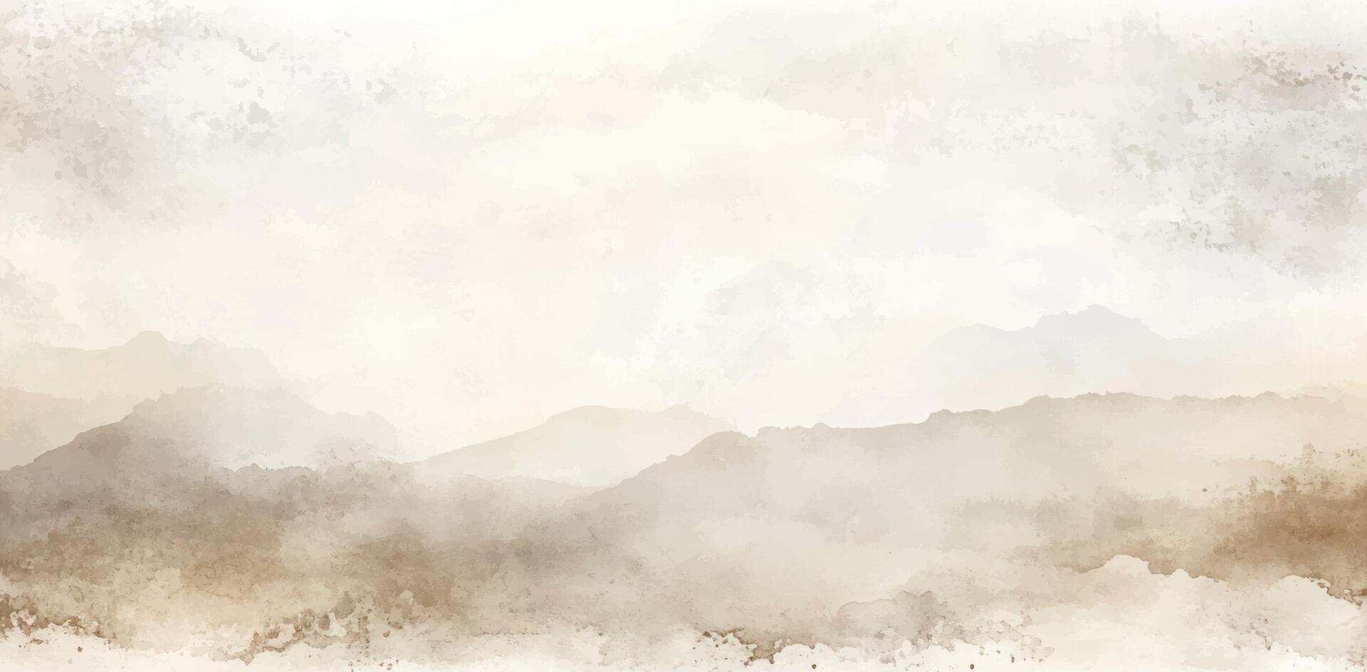 Pastel colored watercolor background template, hand drawn elements, brush stroked painting effect vector