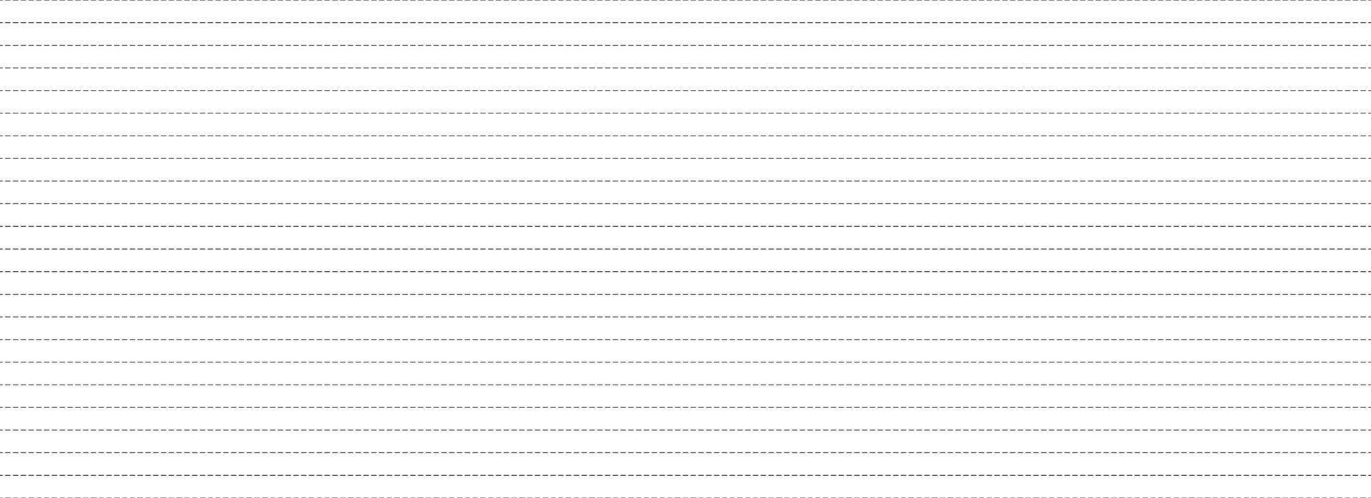 Journal planer page with dotted lines. Simple linear paper texture. Repeated school sheet wallpaper. Retro notebook pattern background. Dashed stripe note paper template. vector