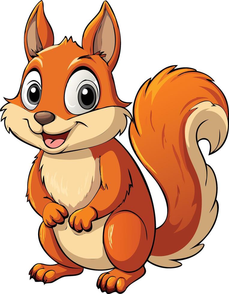 Charming Squirrel Head Available on EPS File vector