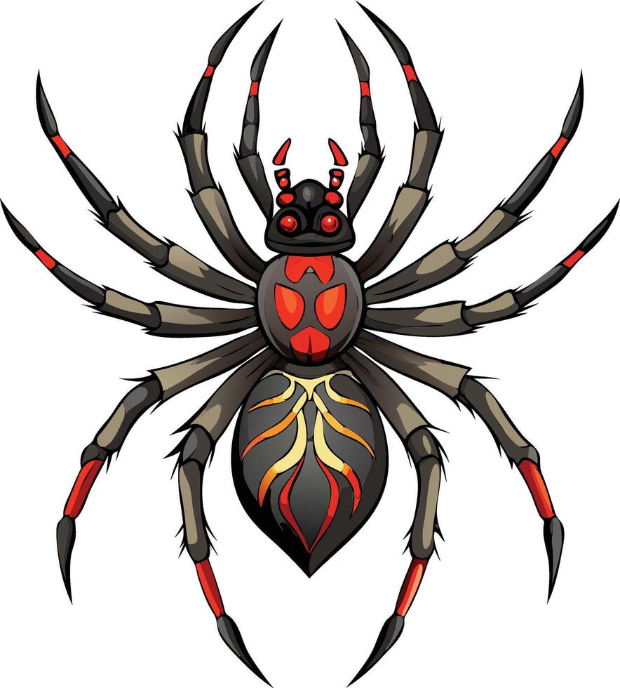 Venomous Spider Available on EPS File vector