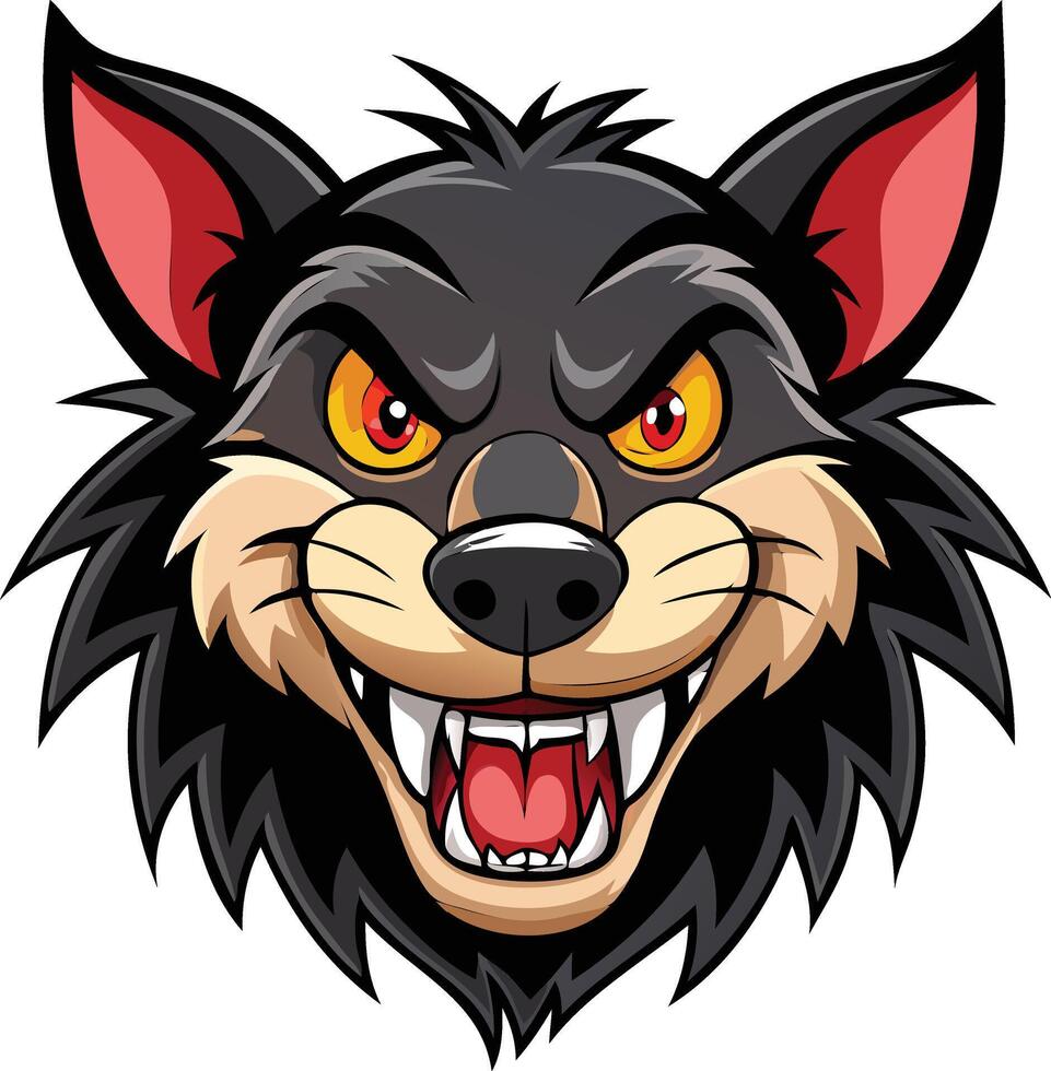 Tasmanian Devil Head Available on EPS File vector