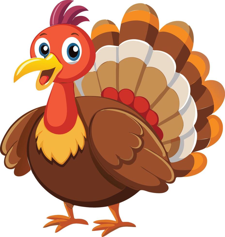 Majestic Turkey Available on EPS File vector