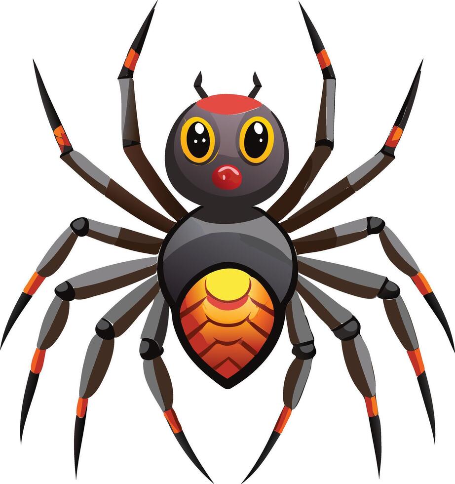 Aggressive Spider Available on EPS File vector