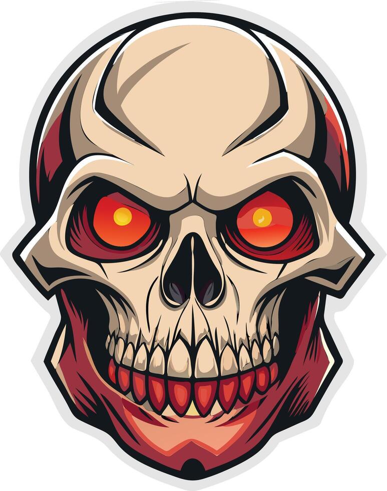 Mystic Skull Available on EPS File vector