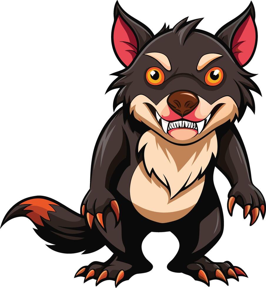 Bold Tasmanian Devil Available on EPS File vector