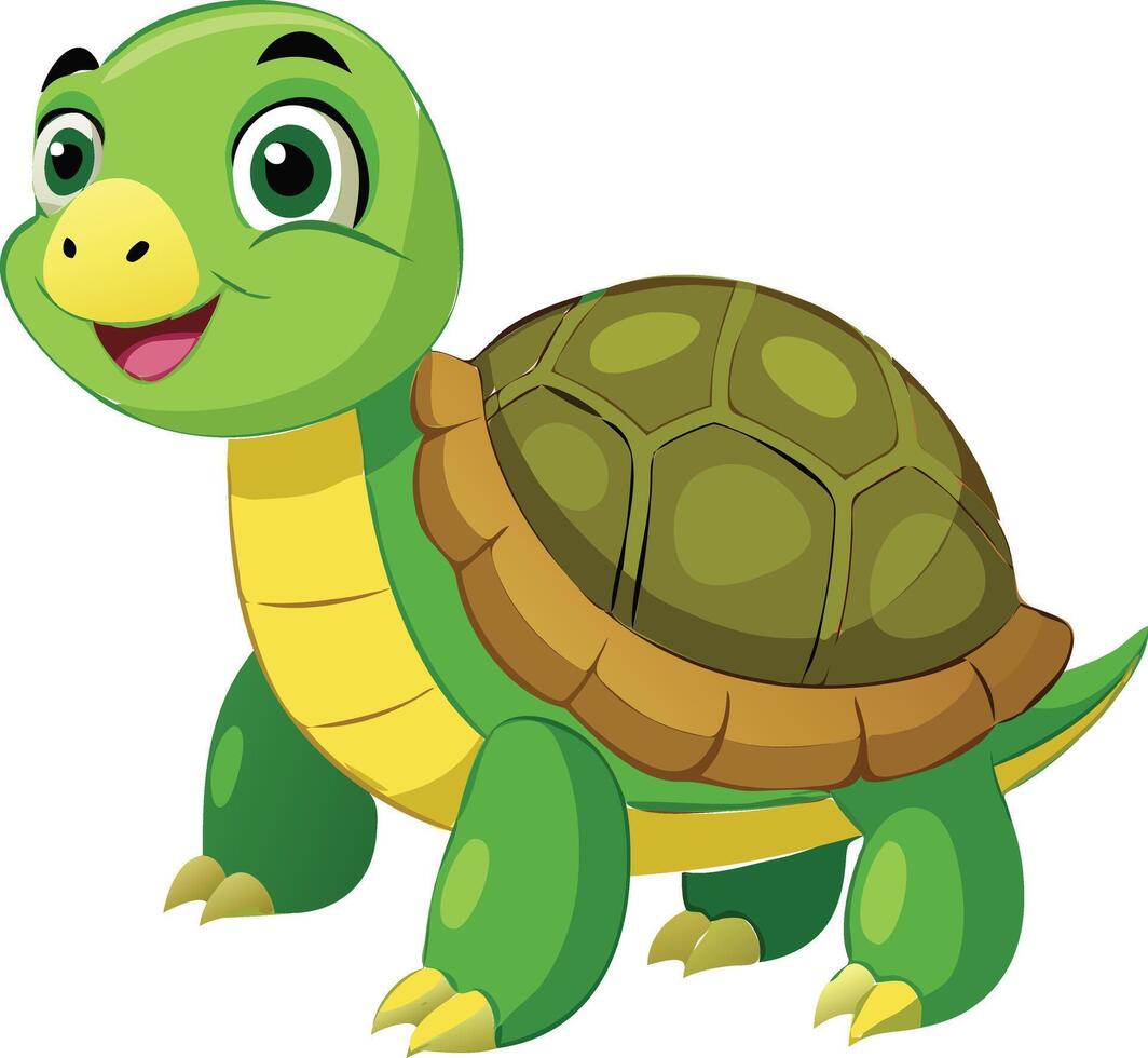 Serene Turtle Available on EPS File vector