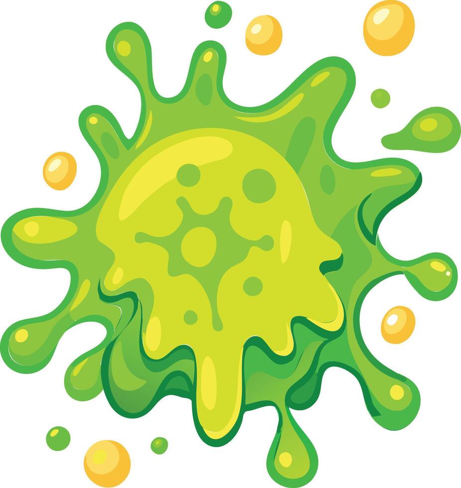 Vibrant Slime Splashing Available on EPS File vector