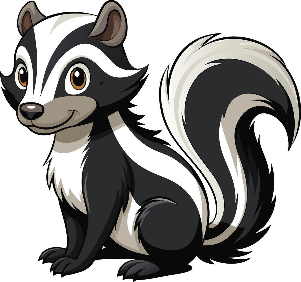 Natures Icon Skunk Available on EPS File vector