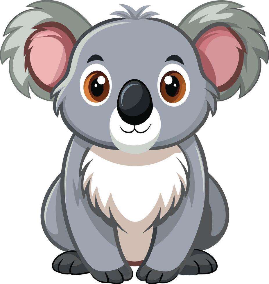 Serene Koala in the Outback Available on EPS File vector