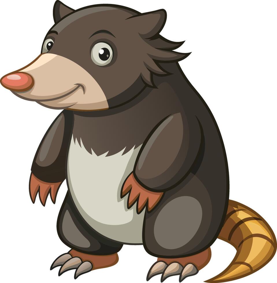Curious Mole Available on EPS File vector
