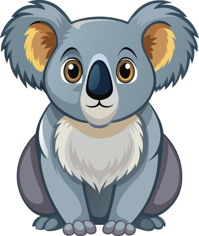 Koala in the Australian Wilderness Available on EPS File vector