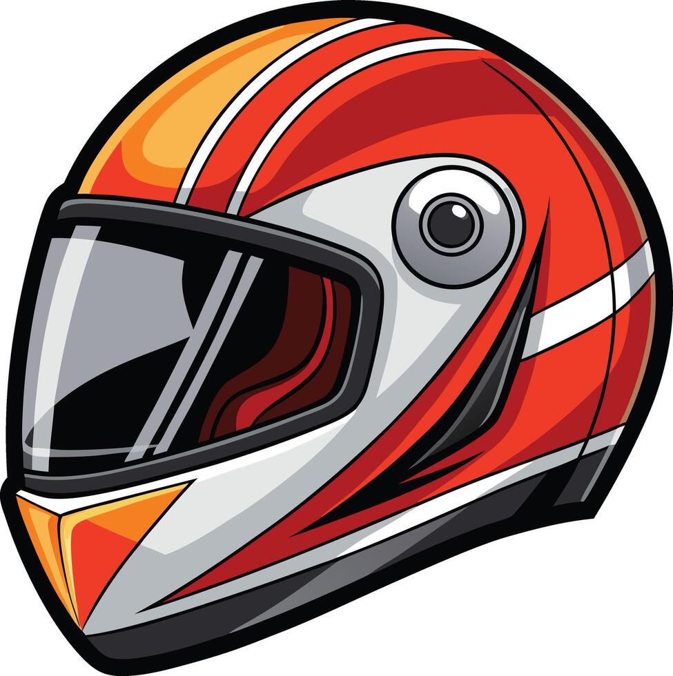 Bold Rider Motorcycle Helmet Available on EPS File vector