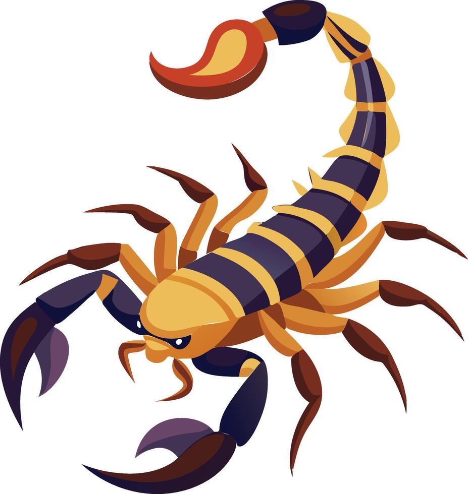 Deadly Scorpion Available on EPS File vector