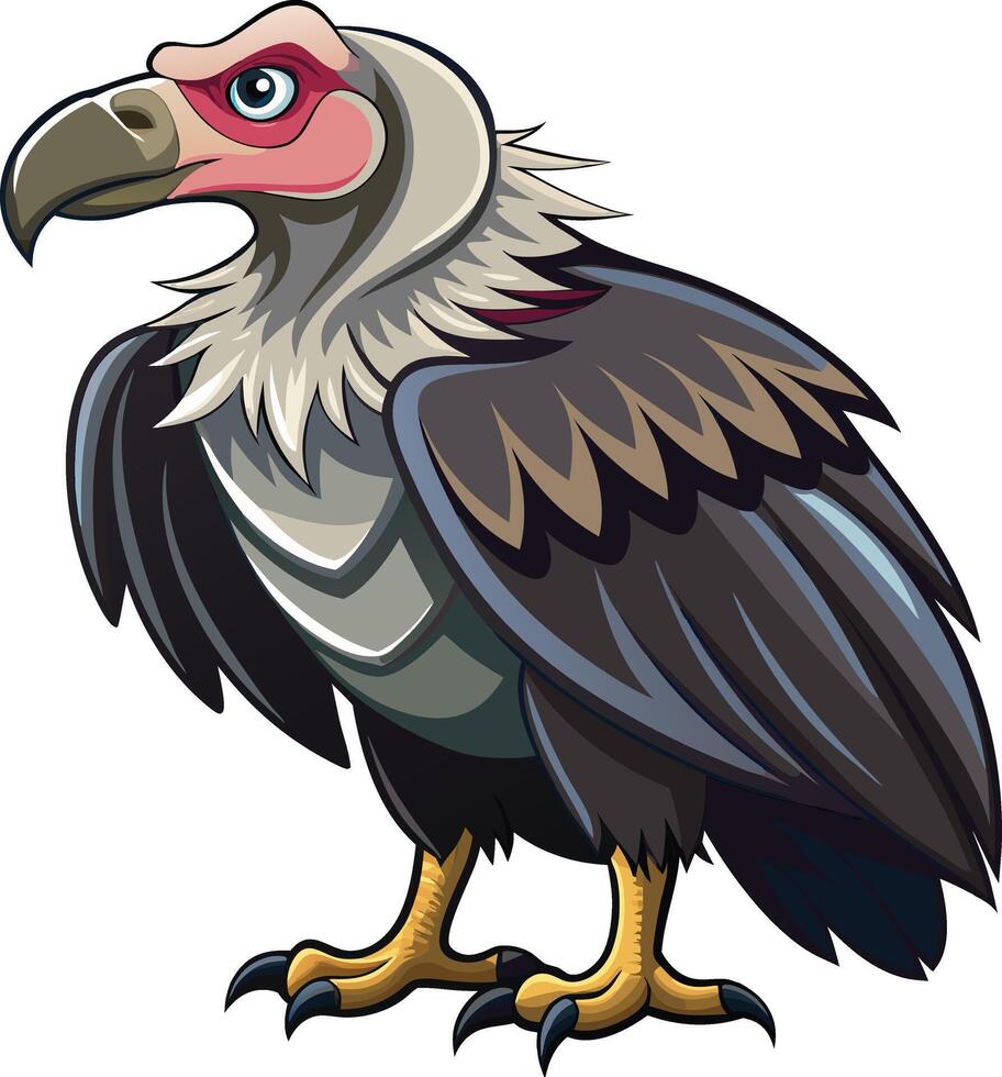 Bold Vulture Available on EPS File vector