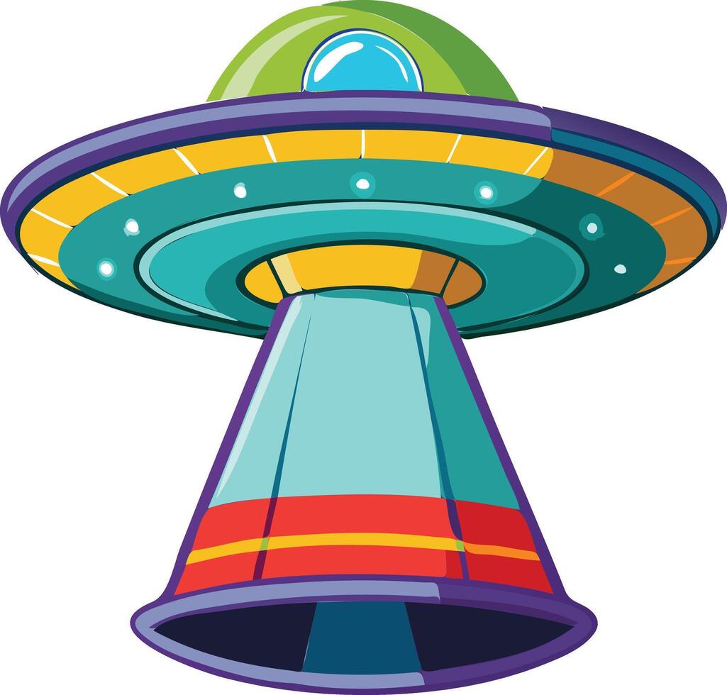 Futuristic UFO Available on EPS File vector