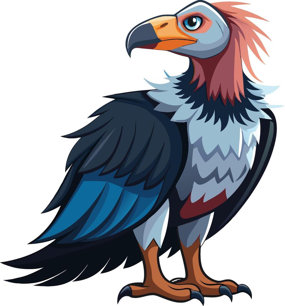 Dynamic Vulture Available on EPS File vector