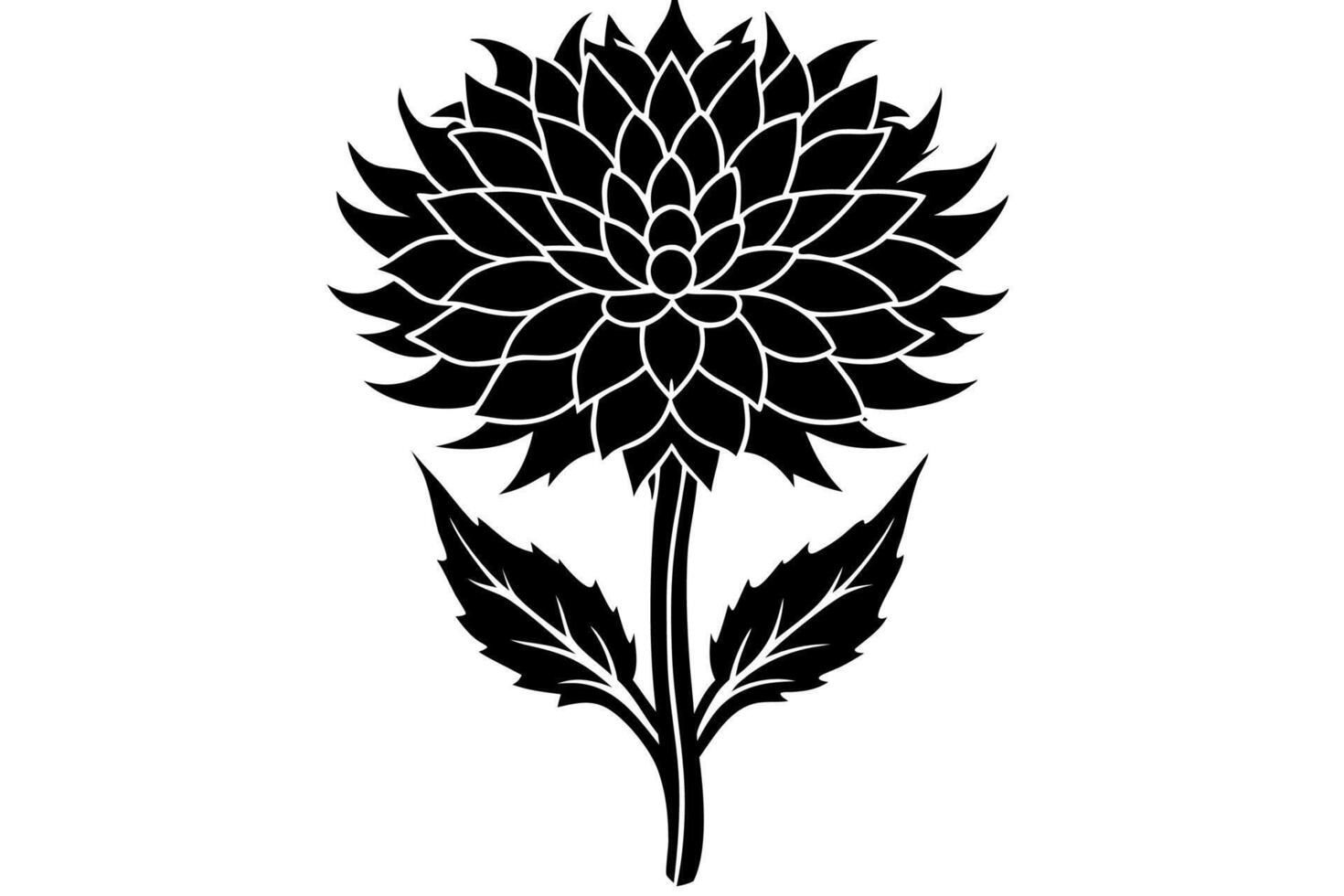 Bold and Delicate Marigold Floral Design vector