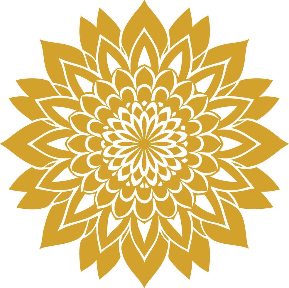 mandala art design line art image vector