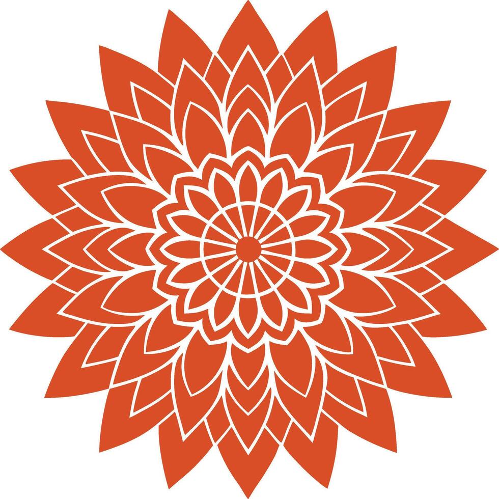 shaped seamless pattern in oriental style. vector