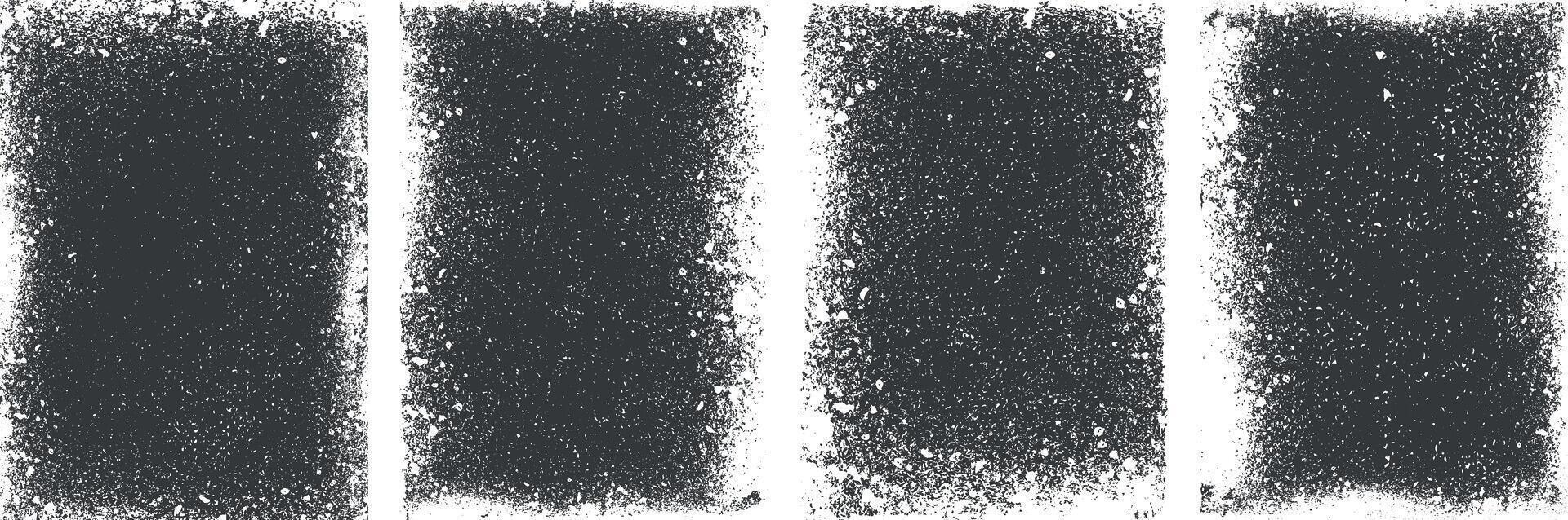 Different Grunge textured banner backgrounds set, Overlay texture banner backgrounds vector