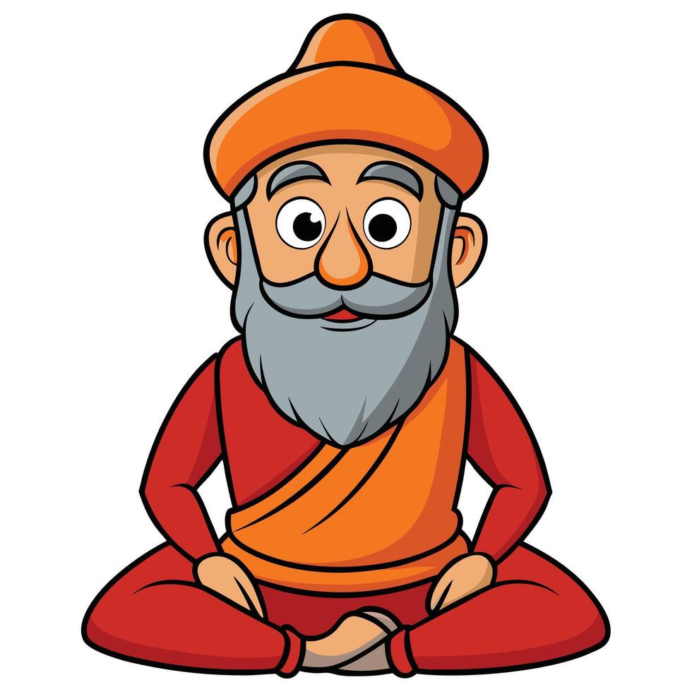 Happy Guru Nanak jayanti celebration background vector