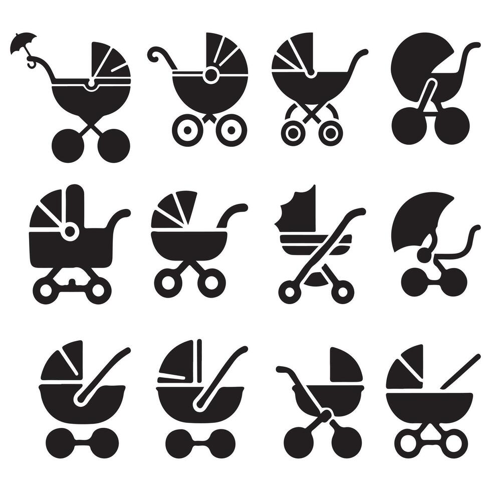 baby toly silhouette design on a white background vector
