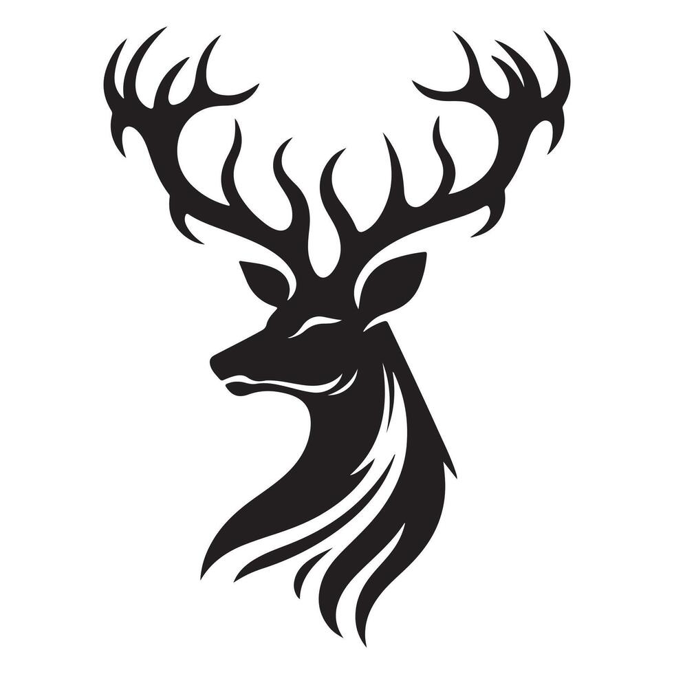 Deer Head Icon vector