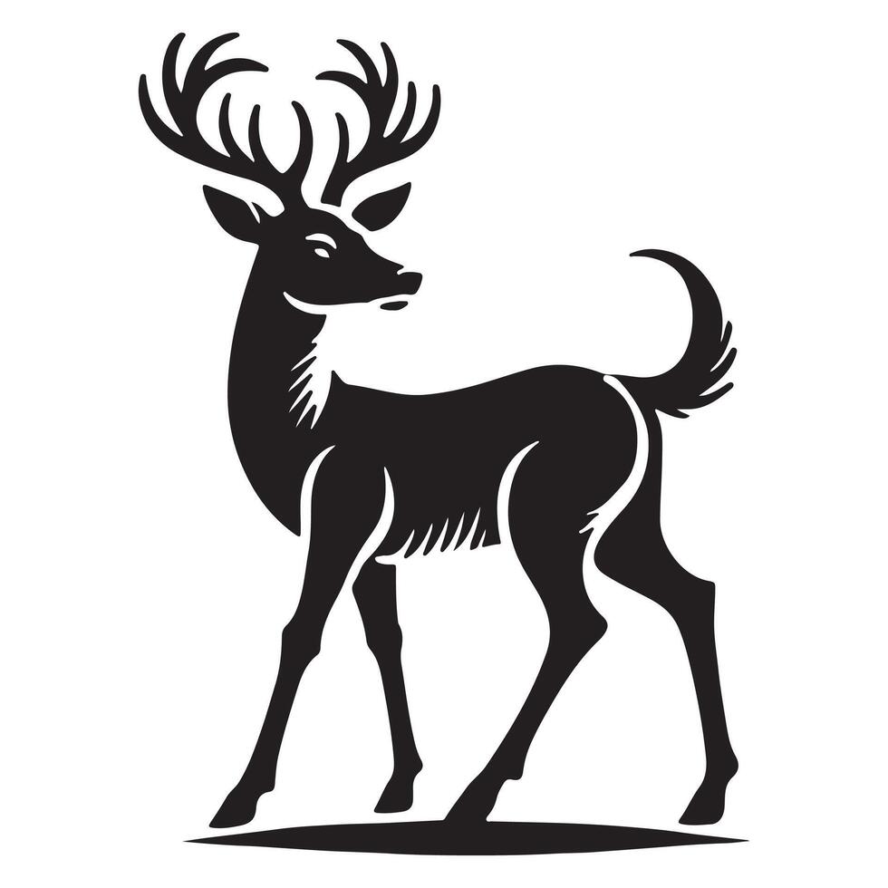 Deer Silhouette Art vector