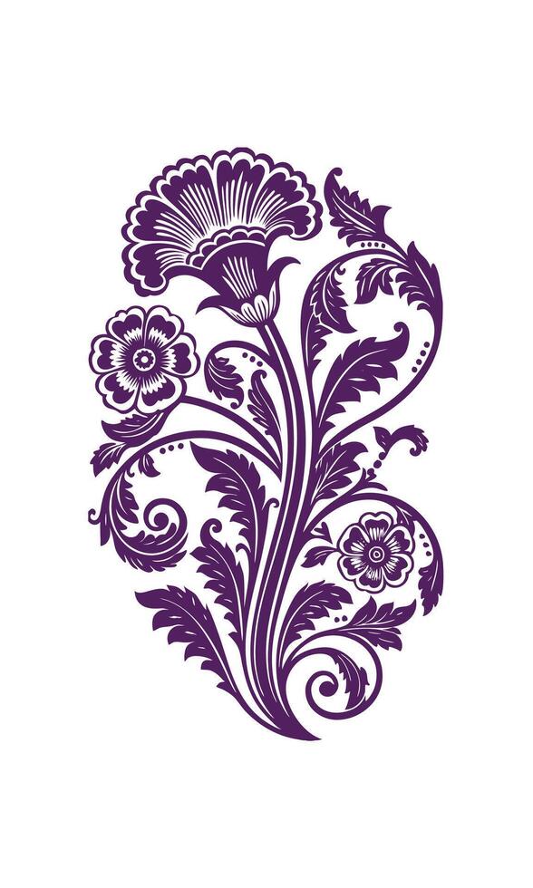 Premium Floral pattern design vector