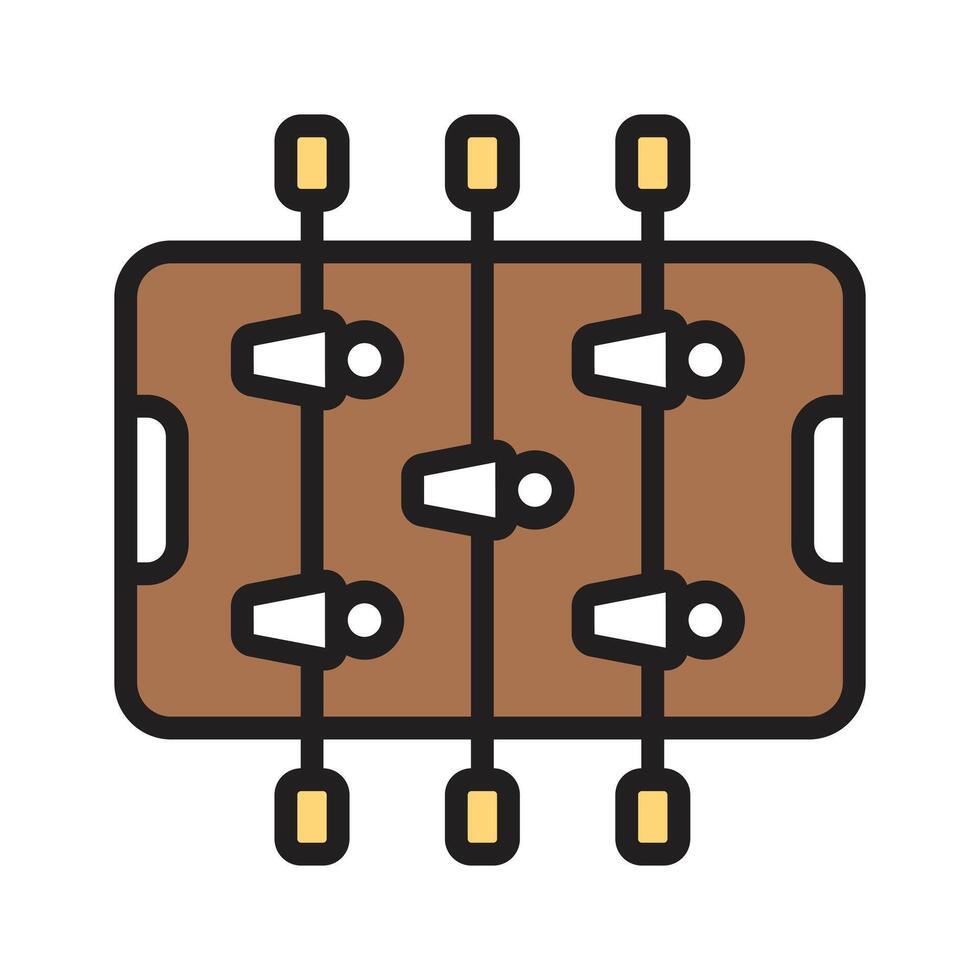 Take a look at this amazing icon of foosball table vector