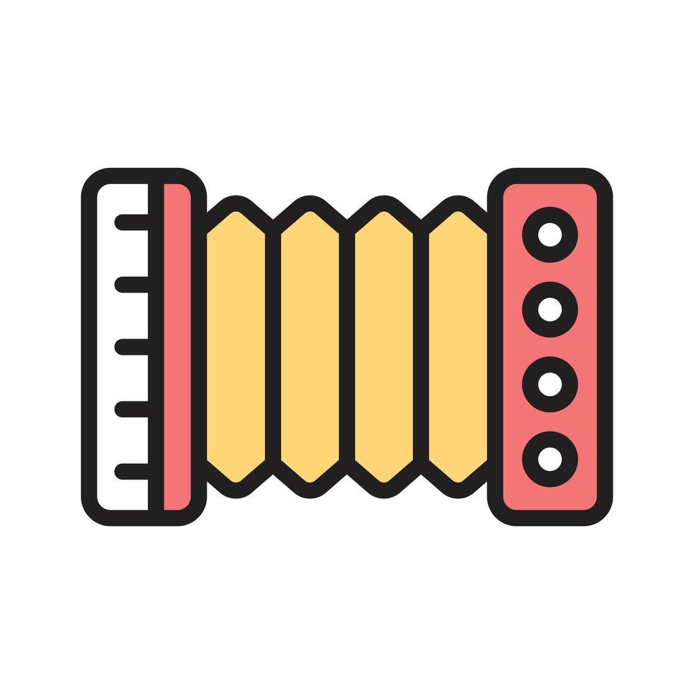Grab this amazing icon of accordion in modern style vector