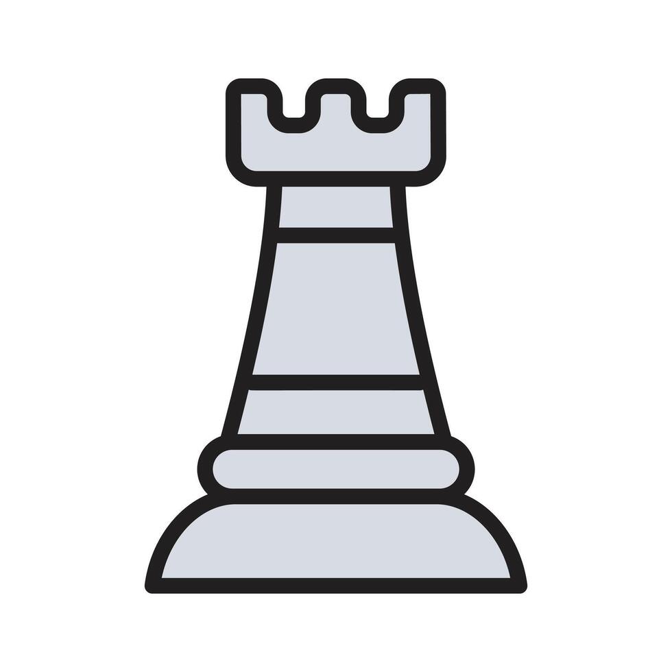 Grab this amazing icon of chess rook in trendy style vector