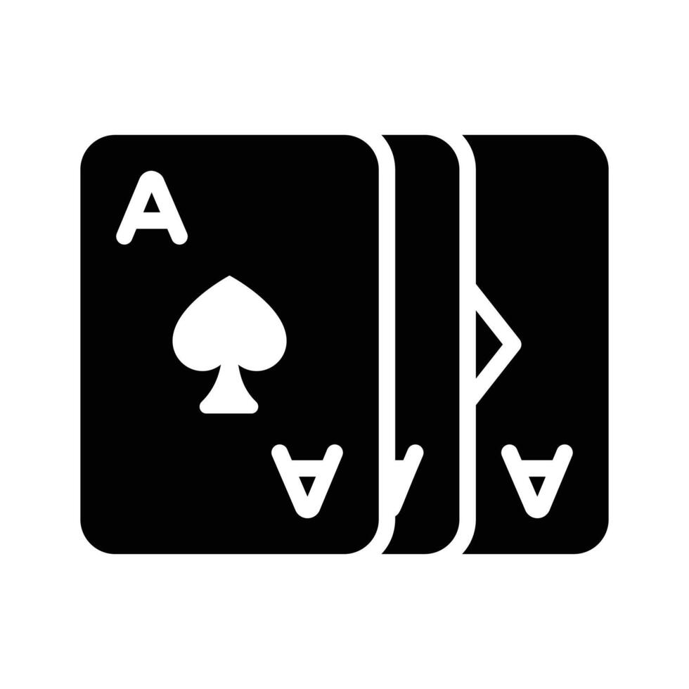 Check this beautifully designed icon of playing cards in trendy style.. vector