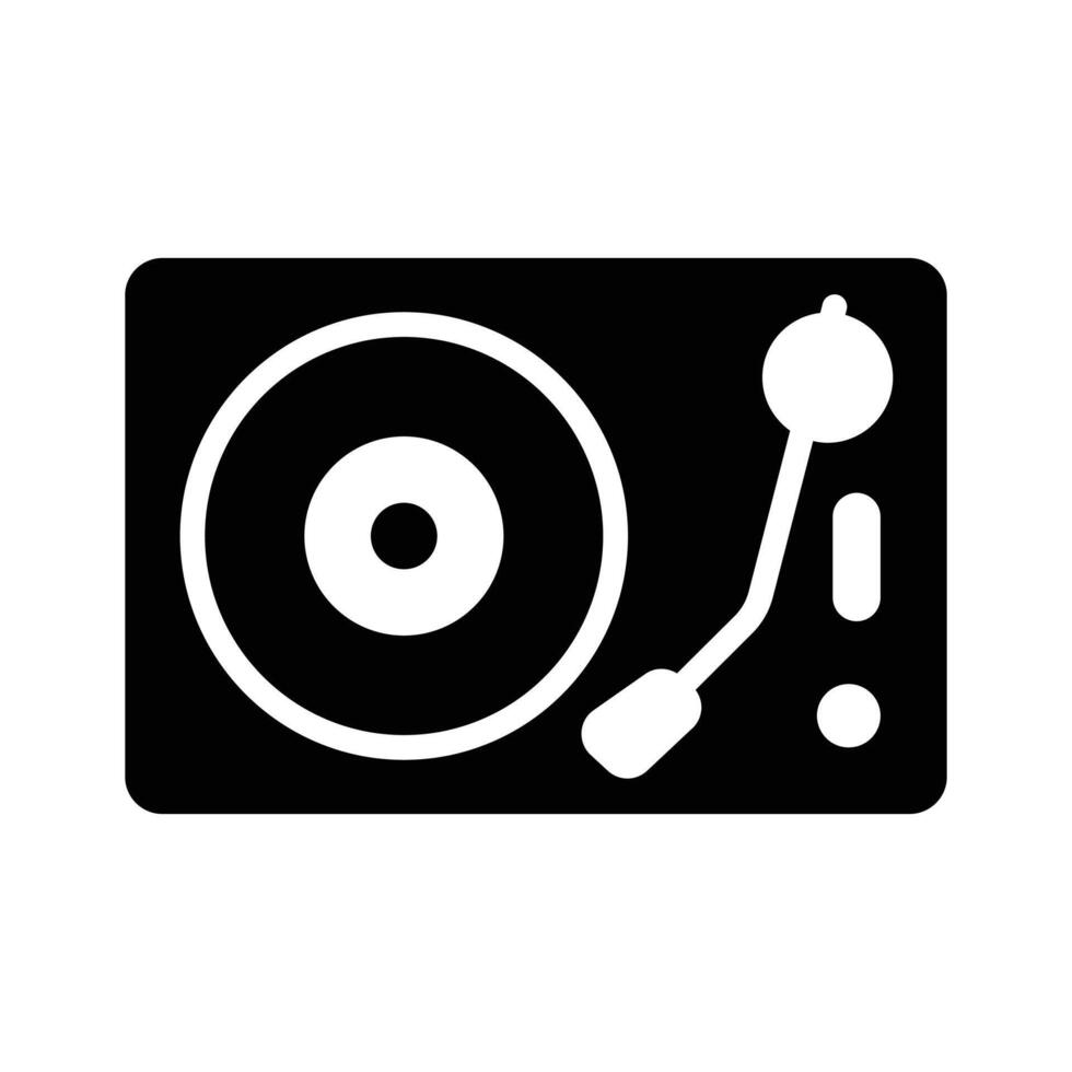Vinyl record design, icon of music disc in modern style. vector