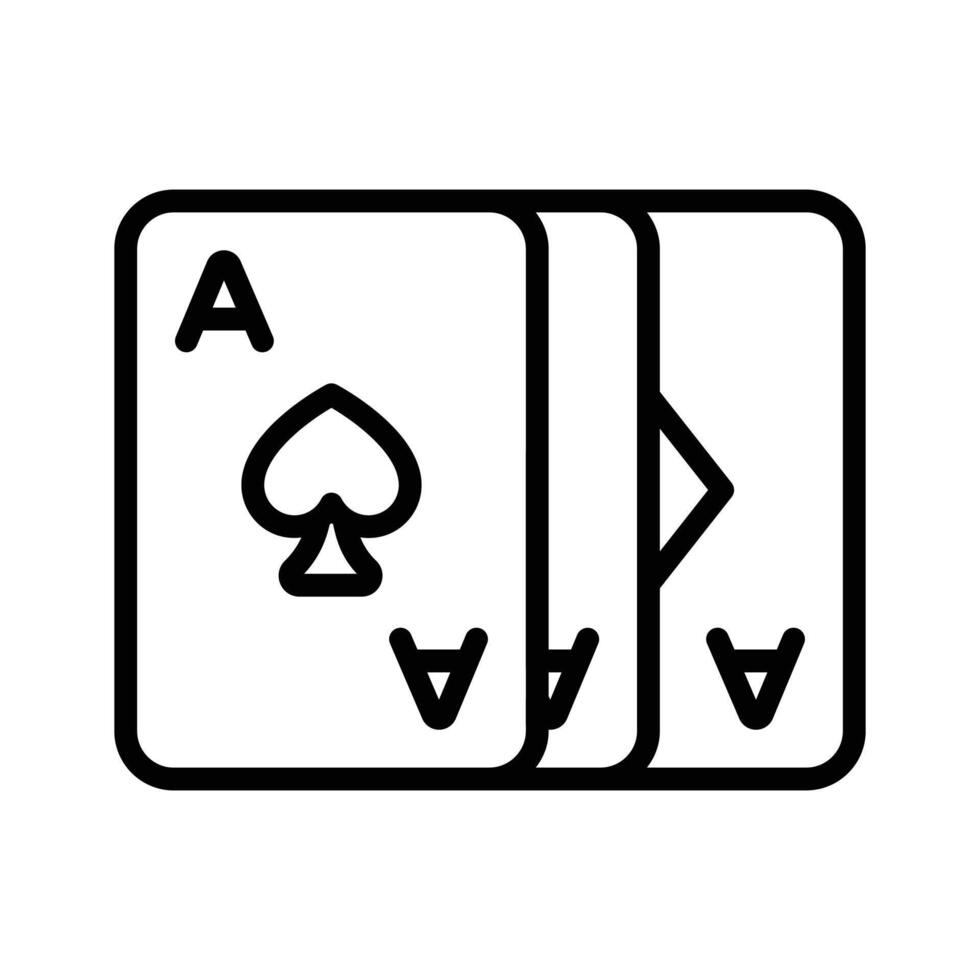 Check this beautifully designed icon of playing cards in trendy style.., vector