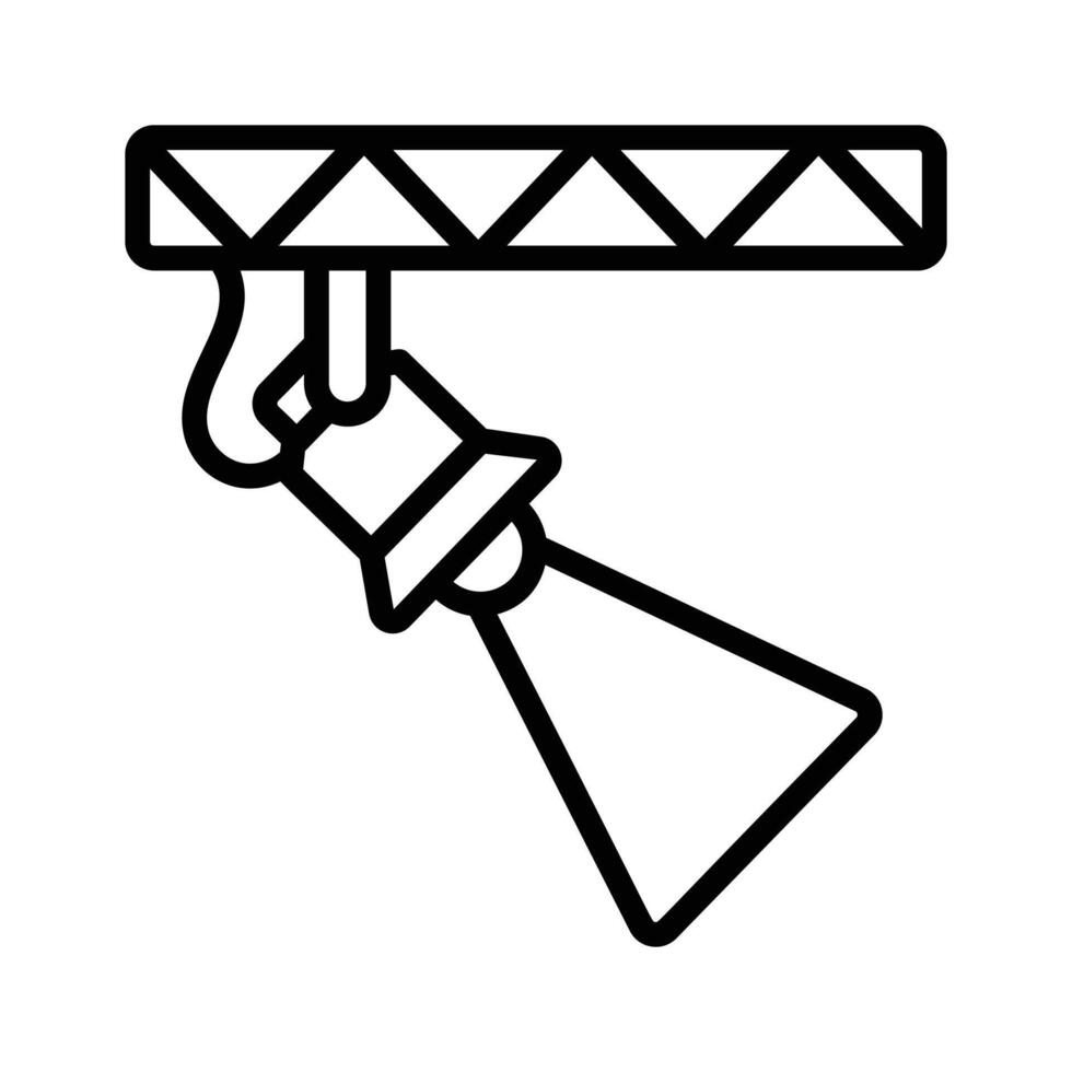An icon of studio light in trendy design style, spotlight design.. vector