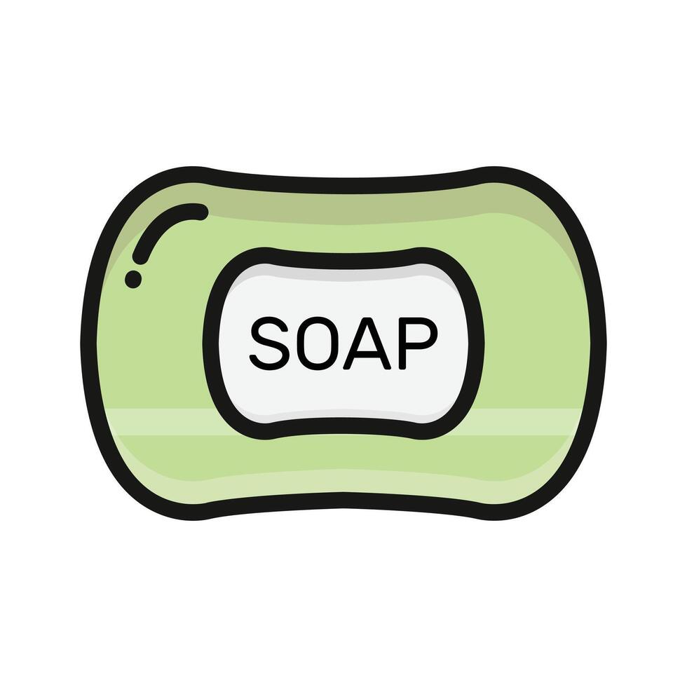 An amazing of soap bar in editable style, hygiene equipments vector