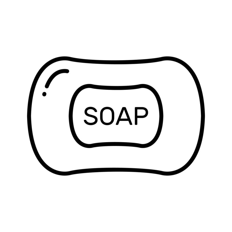 An amazing of soap bar in editable style, hygiene equipments. vector