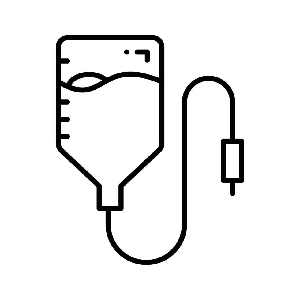 Well designed icon of iv drip, intravenous transfusion Therapy.., vector