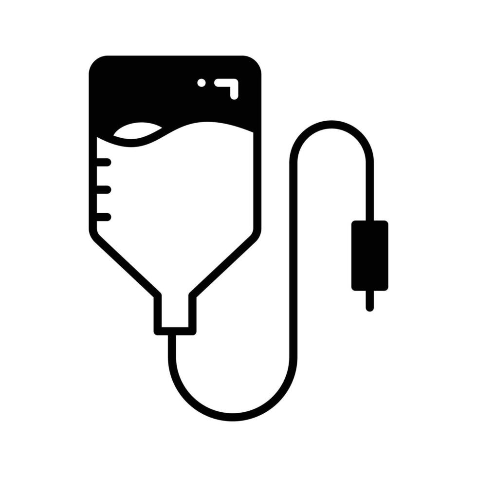 Well designed icon of iv drip, intravenous transfusion Therapy..,,' vector