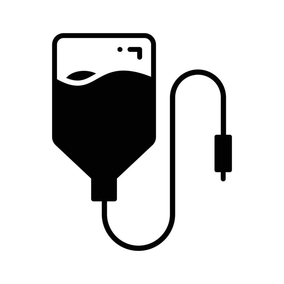 Well designed icon of iv drip, intravenous transfusion Therapy..,., vector