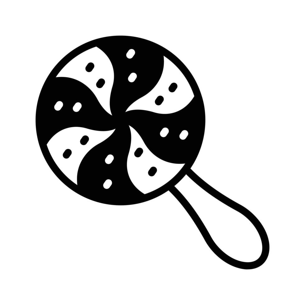 A colorful lollipop representing candy, sweets, and fun treats..,. vector