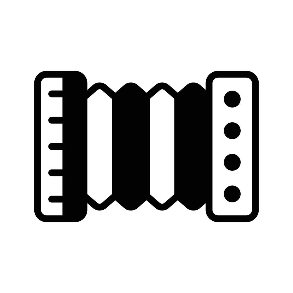 Grab this amazing icon of accordion in modern style.,. vector