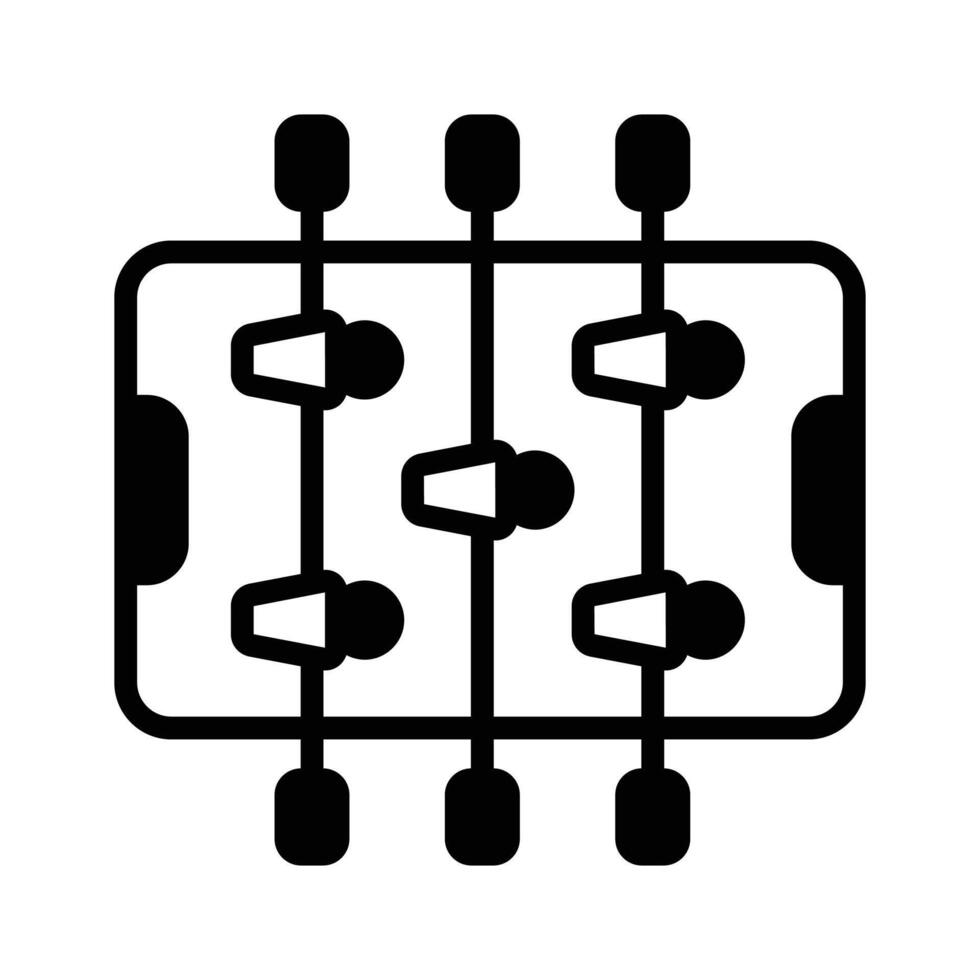 Take a look at this amazing icon of foosball table.,. vector